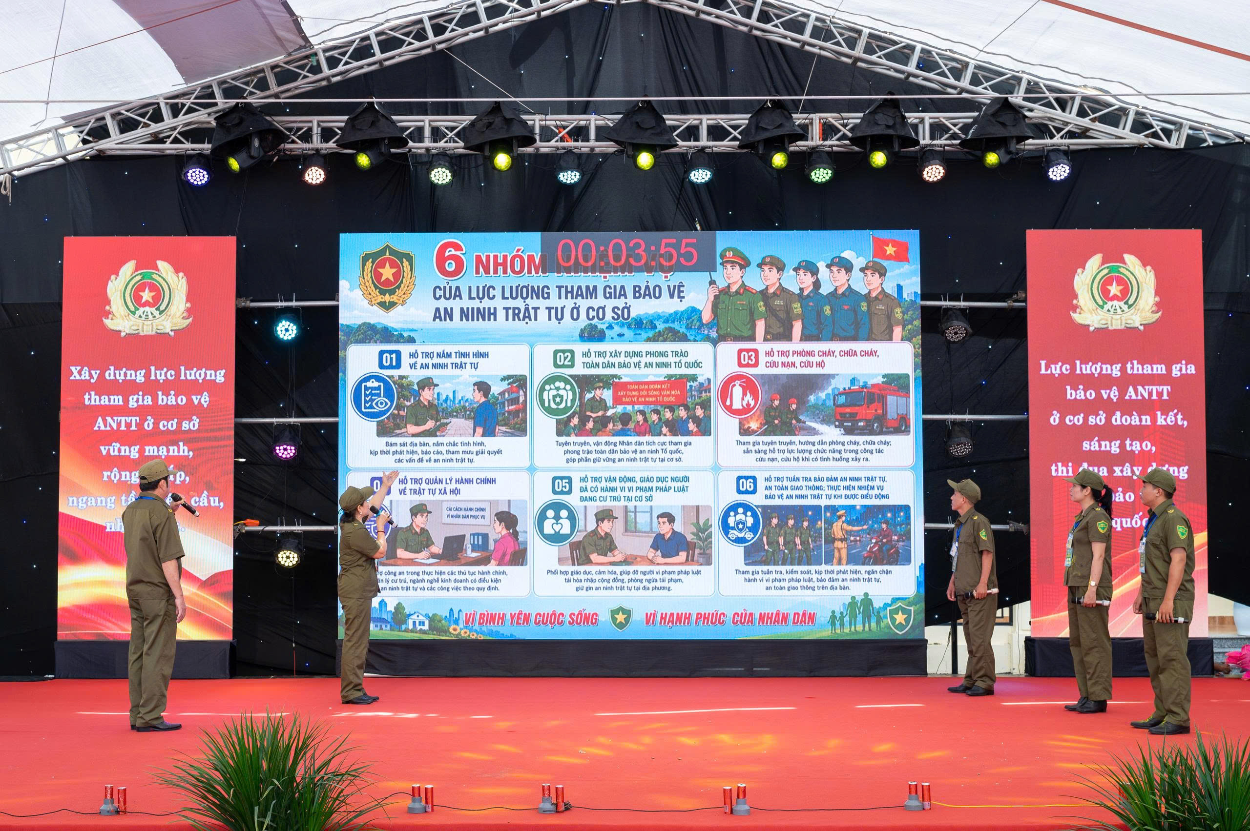 Xã Kiến Hưng giành giải Xuất sắc toàn đoàn Hội thi Lực lượng tham gia bảo vệ ANTT ở cơ sở giỏi Khu vực thi số 5, năm 2026